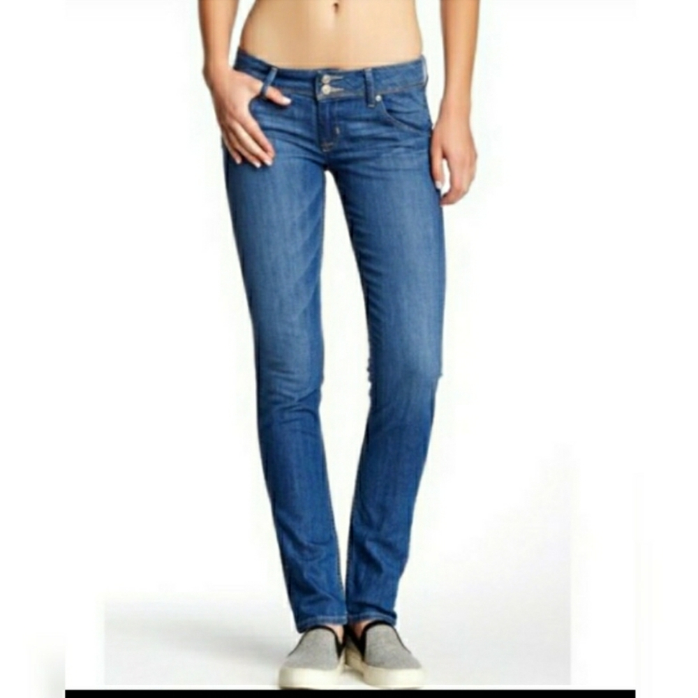 Hudson Collin Flap Skinny Jean Medium Wash Size 25